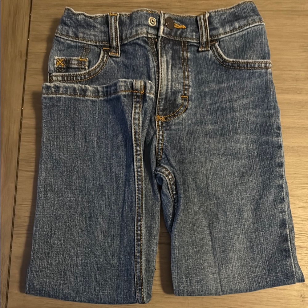 Wrangler Blue Straight-Leg Jeans Classic Denim
